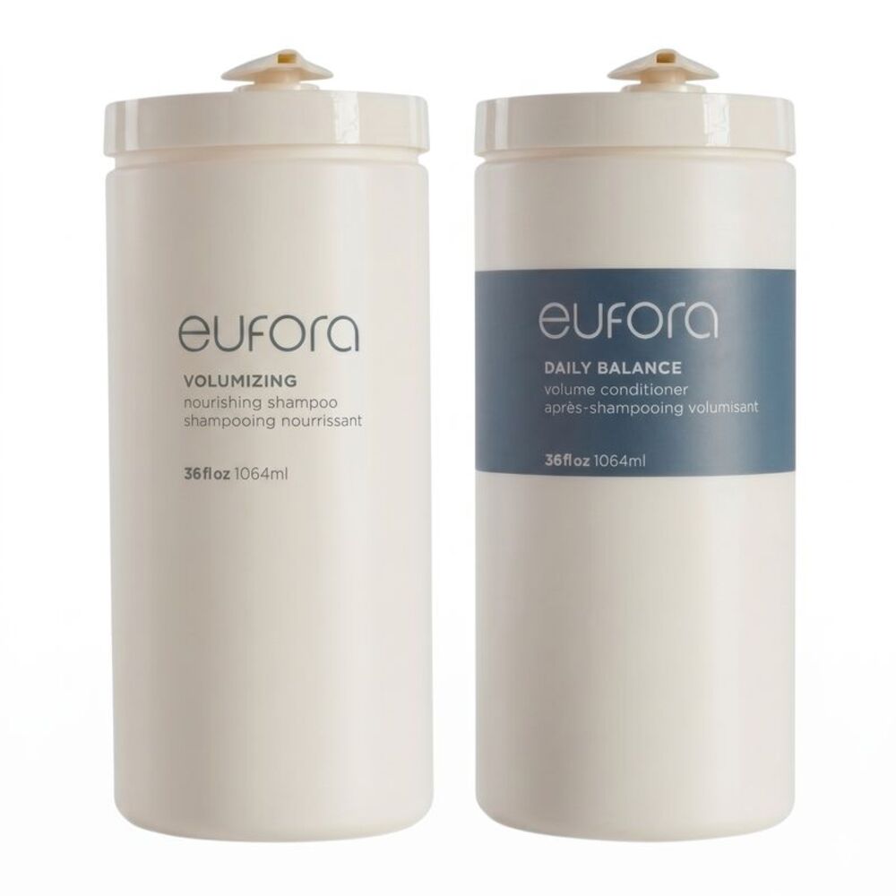 Eufora Volumizing Shampoo & Daily Balance Conditioner 36  Oz Set